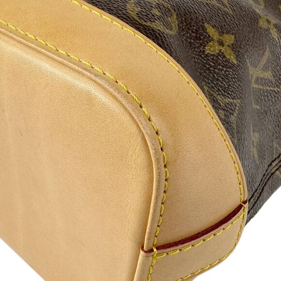 Auth LOUIS VUITTON Monogram Lockit Handbag Brown - Picture 9 of 14